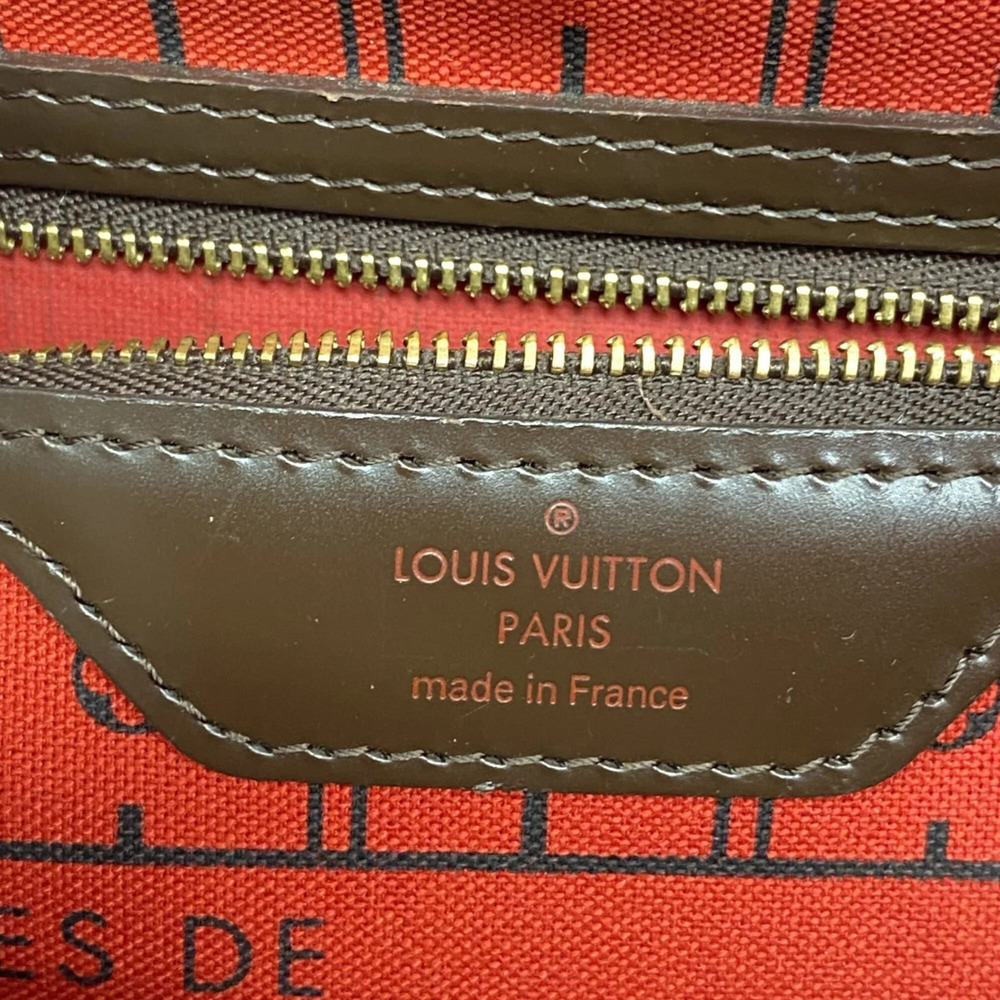 LOUIS VUITTON Brown Damier Neverfull PM Tote Bag - Picture 5 of 12